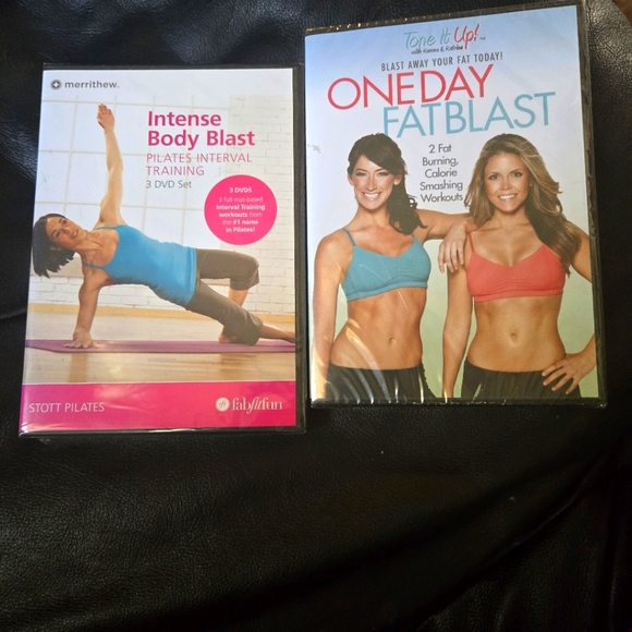 NEW sealed workout DVD videos Intense Body blast & 1day Fat Blast - Picture 1 of 6